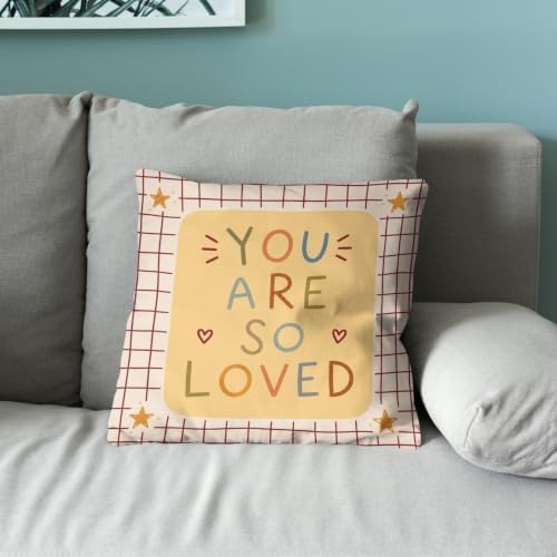 kdqua Boho Nursery Pillow Cover 18x18 Double-Sided, Kids Bedroom Decorations - Image 3