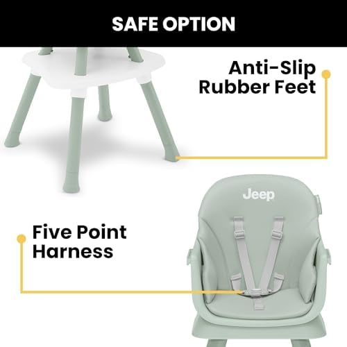 Jeep Milestone 6-in-1 High Chair by Delta Children - Image 5