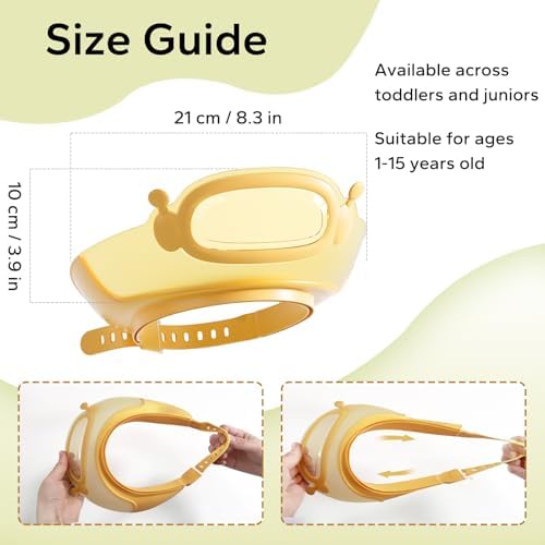 FUNUPUP Baby Shower Cap for Toddlers Kids, Soft TPE Silicone - Image 2