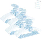 Baby Clothes Hangers 20 Pack, Plastic Kids Hangers Space Saving by HGYZE