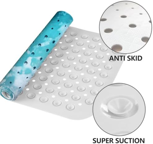 LNOND Summer Beach Bathtub Mat Non Slip, 40 X 16 Inch Tub Mat - Image 3