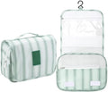 Hanging Toiletry Bag for Women, Portable Sage Green Travel Summer Beach Bag by Pengxiaomei