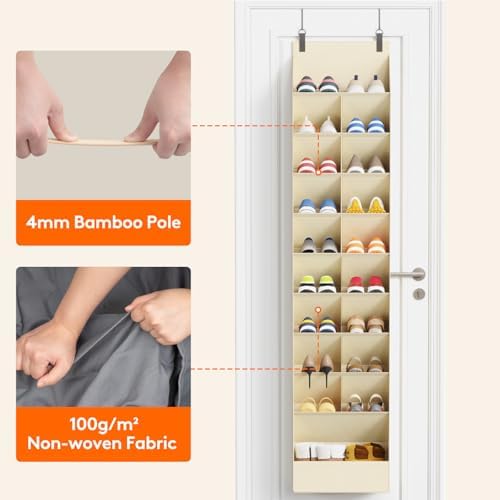 Lifewit 10 Tier Over the Door Shoe Organizer - Image 5