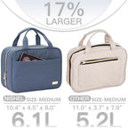 NISHEL Travel Toiletry Bag for women, Portable Hanging Organizer for - Image 3