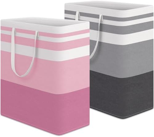 HomeHacks 2 Pack Laundry Baskets, Laundry Hampers Bags by HomeHacks