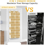 Ofiray-home Over the Door Organizer 5 Tiers, Extra Large Behind Door Storage of - Image 4