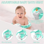 Baby Bath Seat for Babies 6 Months & up, Non-Slip Toddler Bath Seats for Babies - Image 5