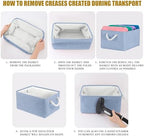 Storage Bins with Sturdy Cotton Handles, Fabric Storage Baskets - Image 7
