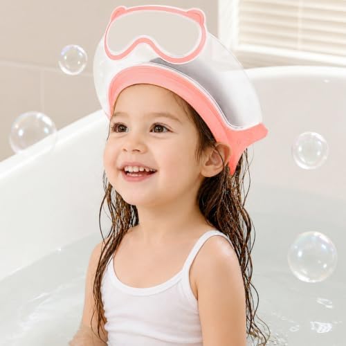 FUNUPUP Baby Shower Cap for Toddlers Kids, Soft TPE Silicone, Nude Pink by FUNUPUP