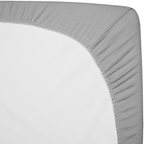 American Baby Company 100% Natural Cotton Fitted Cradle/Bassinet Sheet 36" x 18" - Image 4