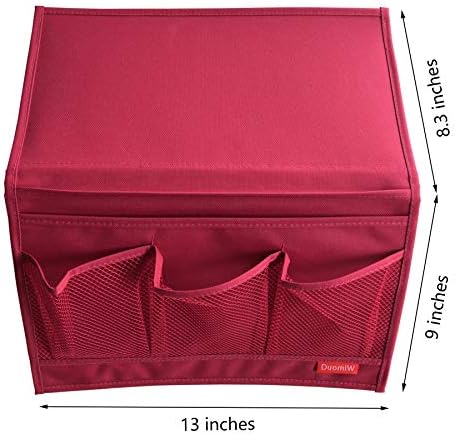 Bedside Caddy, Table Cabinet Storage Organizer, 4 Pockets - Image 2
