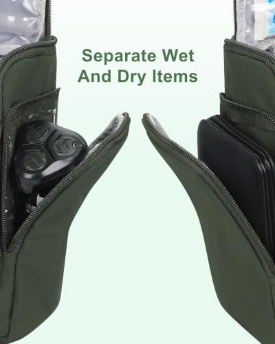 Relavel Hanging Toiletry Bag for Men, Travel Makeup Bag for Women - Image 3