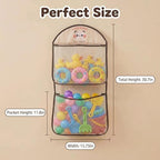 Good Mood Toddler Bath Toy Organizer, Large Capacity Baby Bathtub Toy Storage - Image 5