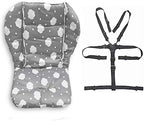 Twoworld Baby High Chair Seat Cushion Liner Mat Pad Cover Resistant and High by twoworld