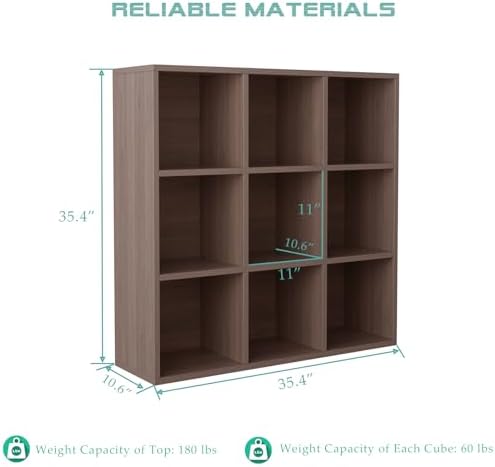 OSCHF 9-Cube Storage Shelf Bookcase - Image 2