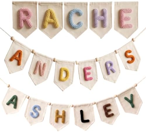 Personalized Canvas Bunting Banner by Custom
