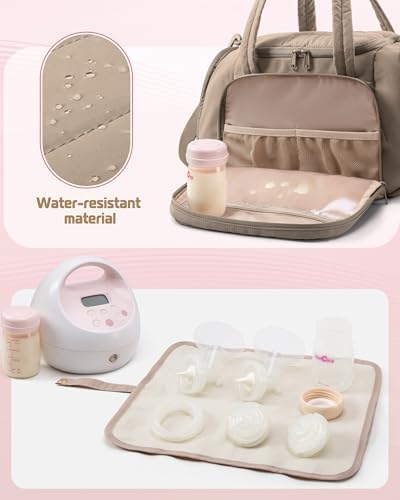 Marscamd Quilted Breast Pump Bag Compatible - Image 5