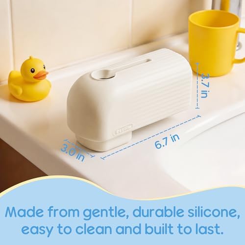 Roslim Faucet Cover Bathtub for Baby, Silicone Tub Spout Cover, Faucet - Image 3