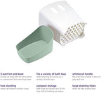 Ubbi Stand Up Bath Toy Storage Organizer, Sage Green - Image 4