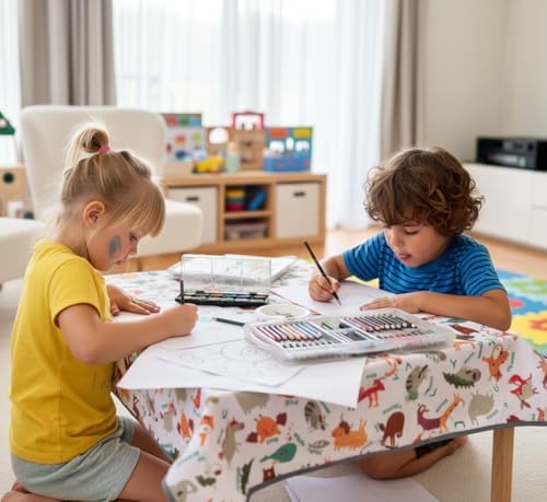 Waterproof High Chair Splat Mat – Machine Washable Floor & Table Protector - Image 4