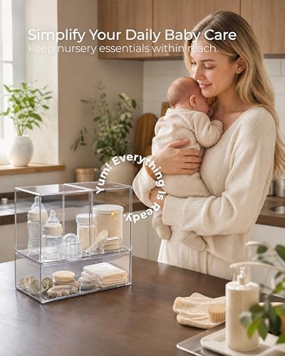 Stackable Storage Drawers Organizer Set of 3 - Image 5