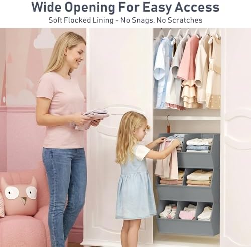 Hanging Closet Organizer Extra Large, Clothes Hanging Shelves - Image 6