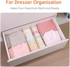 4 Pack 4" High Drawer Dividers for Clothes, 10.2"-16.5" Expandable - Image 4