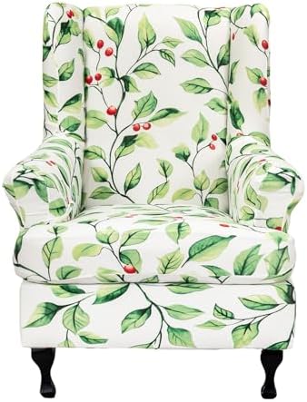 NILUOH Wingback Chair Covers 2-Piece, Armchair Slipcovers by NILUOH