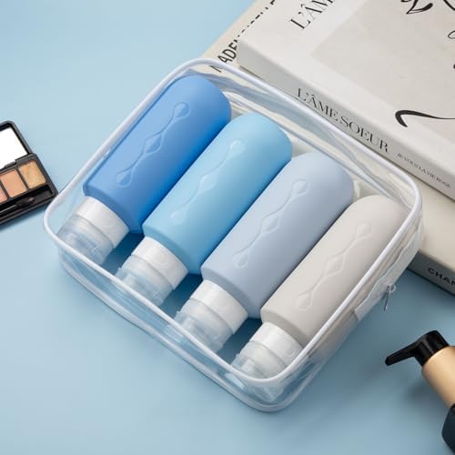 Gemice Travel Bottles for Toiletries, Tsa Approved Travel 6oz Size Containers - Image 2