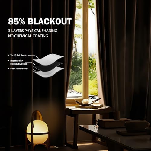 Room Divider Ceiling Mounted Curtains Track Sets Extra Wide Blackout Curtain - Image 2