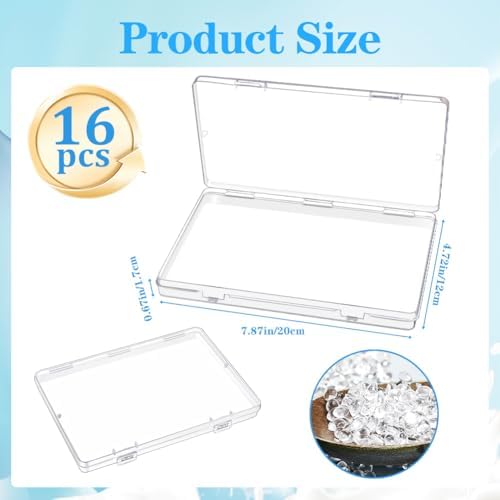 16 Pcs Clear Flat Breast Milk Freezer Storage Organizer, Space Saving - Image 3