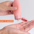 Travel Bottles for Toiletries 6 Pack, Leakproof 2 oz Tsa Approved Travel Size - Image 4