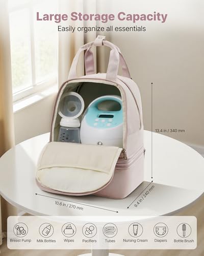 VEVOR Breast Pump Backpack, Breast Feeding Bag - Image 2