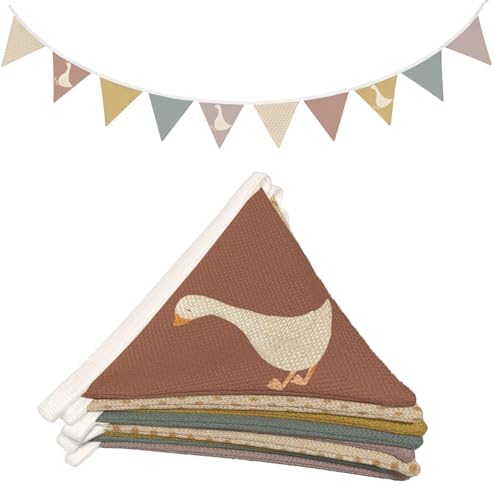 Lacama Goose Birthday Part Decorations，Baby Girls Boys Kids Room Decor by Lacama