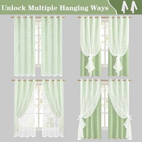 ASPMIZ Sage Green Blackout Curtains - Image 4
