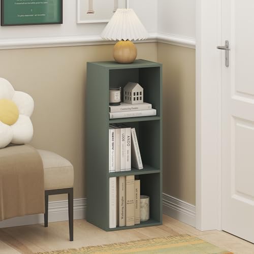 Furinno LUDER Book Shelf, 3-Cube Bookshelf, Bookcase - Image 2