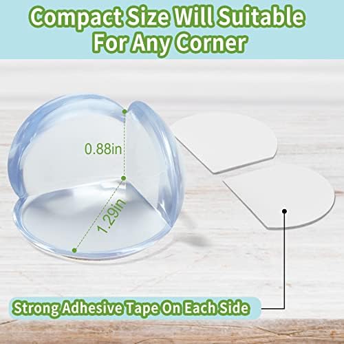 18 Pack Corner Protector for Baby: Baby Proofing Safety Corner Clear Furniture - Image 3