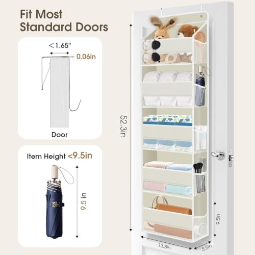 1Pack Over The Door Organizer Large Capacity Hanging Storage Room Organizer - Image 2
