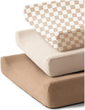 3 Pack Muslin Changing Pad Covers by Coreeky