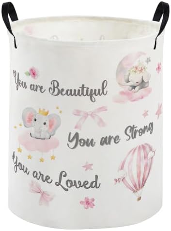 Kids Laundry Basket Elephant Hamper by DDBASKET