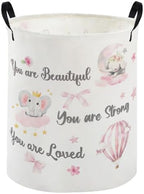 Kids Laundry Basket Elephant Hamper by DDBASKET