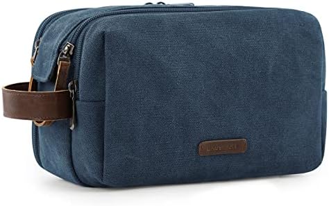 BAGSMART Toiletry Bag for Men, Canvas Travel Toiletry Organizer Dopp Kit by BAGSMART