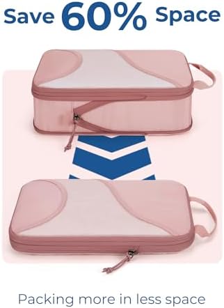 Bagsmart Compression Packing Cubes, Travel Bag Cruise Ship Essentials - Image 4