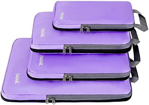 BAGAIL 4 Set/6 Set/8 Set Compression Packing Cubes Travel Accessories by BAGAIL