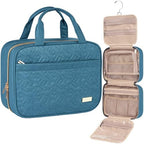 NISHEL Travel Toiletry Bag for women, Portable Hanging makeup Organizer by NISHEL