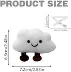 2-Pack Cartoon Cloud Curtain Tiebacks, Embroidered Curtain Holdbacks - Image 7