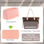 Doxo Purse Organizer Insert for Handbags & Base Shaper 2pc Set, Felt Neverfull - Image 3