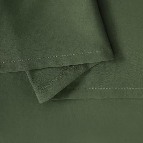 NTBAY Twin Microfiber Bed in a Bag, Comforter Set 5 Piece, Olive Green - Image 5