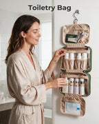 BAGSMART Toiletry Bag Hanging Travel Makeup Organizer - Image 2