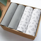 4-Pack Fitted Mini Crib Sheets for Boys and Girls by Bilobanbabybedding
